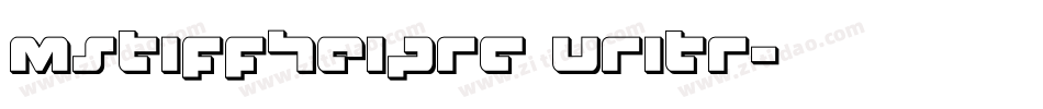 mstiffheiprc uritr字体转换